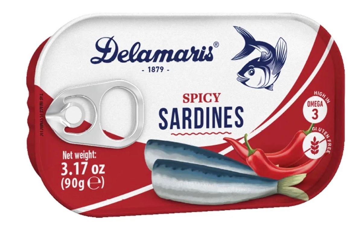 DELMARIS SARDINES SPICY 90G