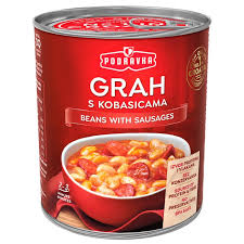 PODRAVKA BEANS WITH SAUSAGES 400G