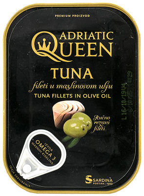 ADRIATIK Q.TUNA FILLETS IN OLIVE OIL 105 G