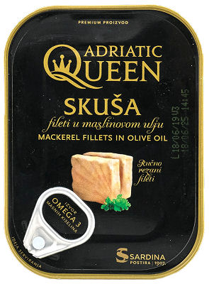 ADRIATIC Q. SKUSA IN OLIVE OIL 105 G