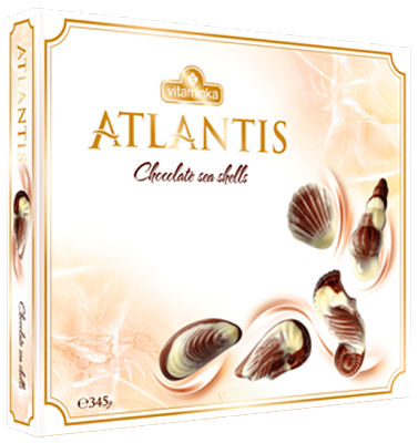 VITAMINKA ATLANTIS CHOCOLATE SEA SHELLS 345 G