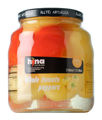 HINA WHOLE TOMATO PEPPERS 1700 ML