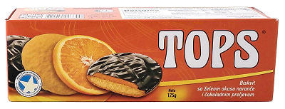 AGROKOMERC TOPS BUISCUITS COCOA ORANGE -HALAL 120 G