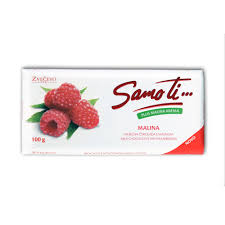 ZVECEVO SAMO TI RASBERRY CHOCOLATE 100 G