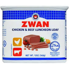 ZWAN CHICKEN & BEEF LUNCHEON LOAF HALAL 340 G