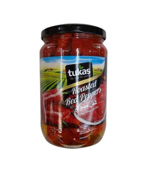 TUKAS ROASTED RED PEPPERS 680 G