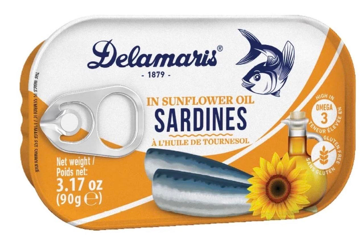 DELMARIS SARDINES (LIGHTLY SMOKED) 125G
