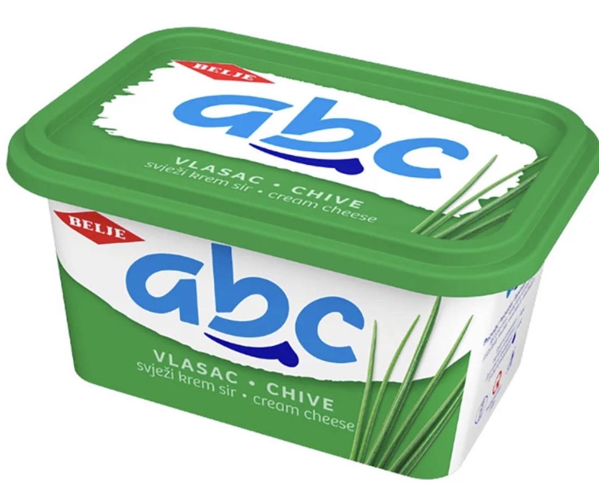 BELJE ABC CREAM CHEES SPRED CHIVE 200G