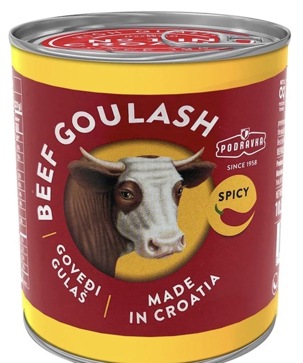 PORAVKA BEEF GOULASH SPICY 300G