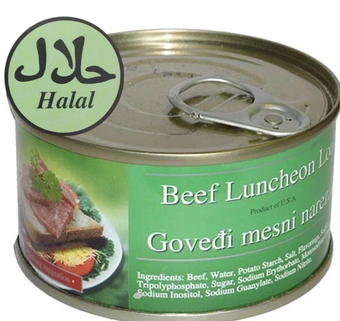 B & G HALAL BEEF LUNCHEON 150G