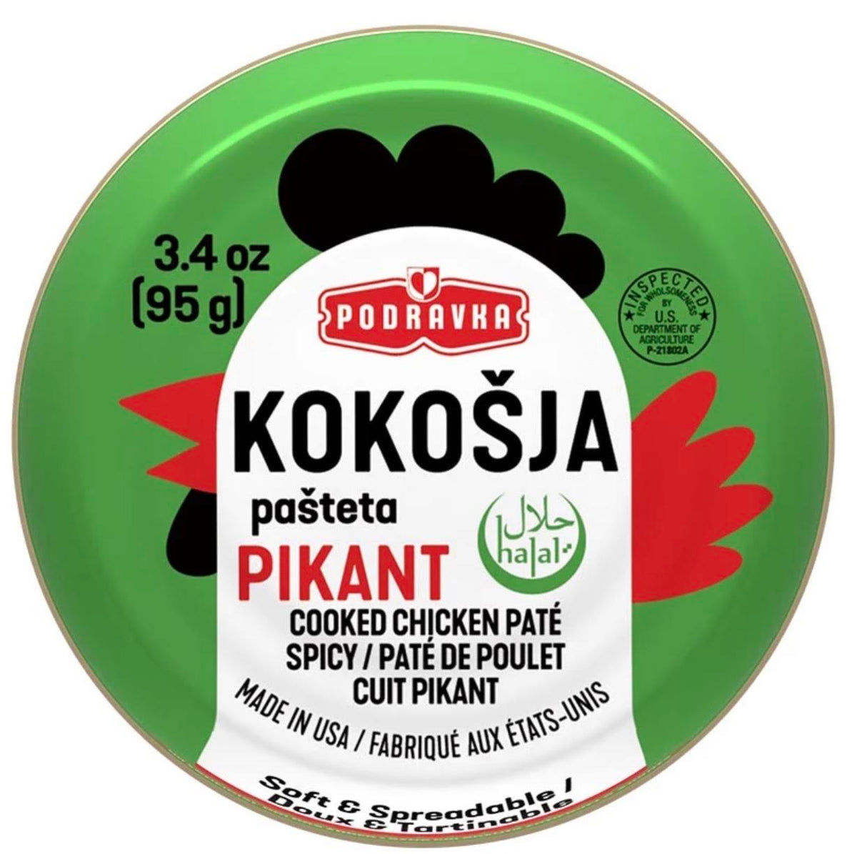 PODRAVKA KOKOSIJA PIKANT HALAL 95G
