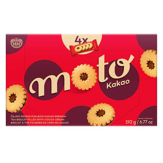 KRAS MOTO COCOA TEA BISCUITS 192G