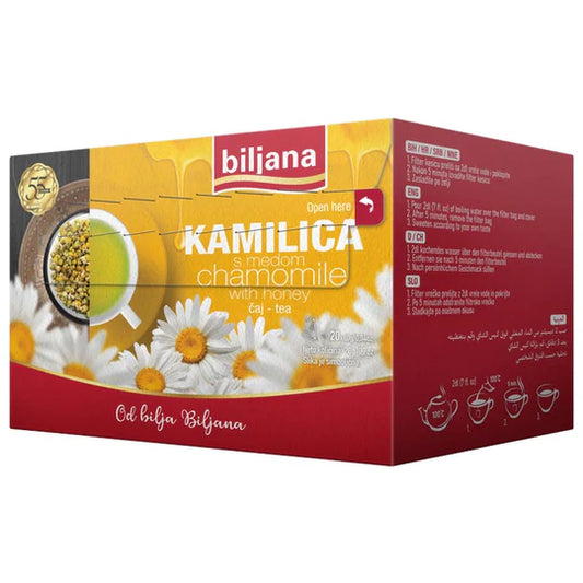 BILJANA CHAMOMILE TE W/HONEY 20G