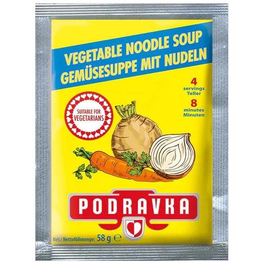 PODRAVKA VEGETABLE NOODLE SOUP 58G