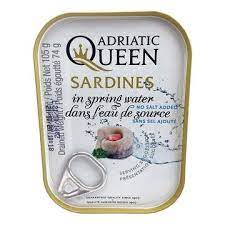 ADRIATIC QUEEN SARDINES IN SPRING WATER 105G