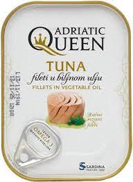 ADRIATIC QUEEN TUNA IN VEGETABLE OIL 105G