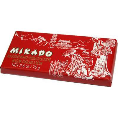 ZVECEVO MIKADO RICE CHOCOLATE 75 G