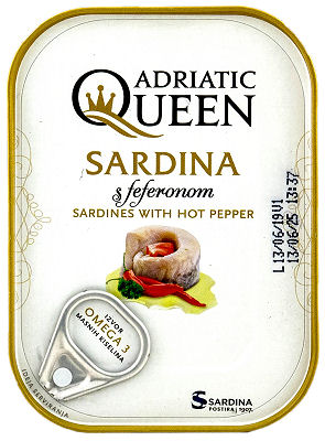 ADRIATIC Q.SARDINES WITH HOT PEPPERS 105 G
