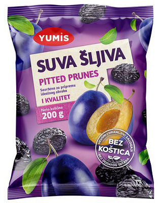 YUMIS PITTED PRUNES -HALAL 200 G