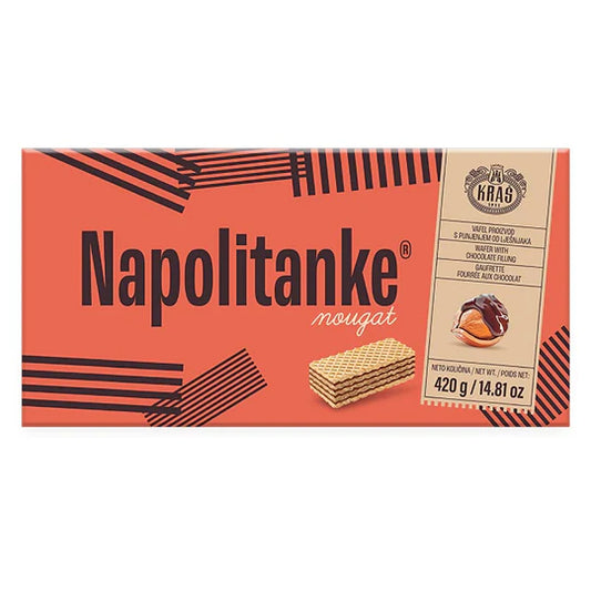 KRAS NAPOLITANKE HAZELNUT FILLED 420 G