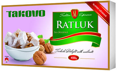 TAKOVO WALNUT TURKISH DELIGHT 450 G