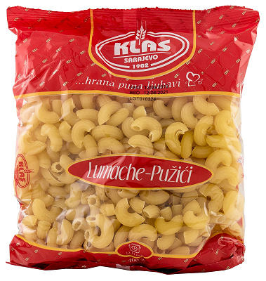 KLAS PASTA LUMACE PUZICI  400 G