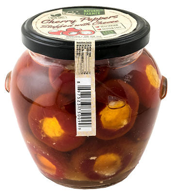 NATURAL FARMER RED CHERRY PEPPERS 580 G