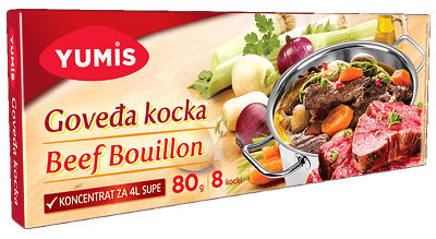 YUMIS BEEF  BOUILLON -HALAL 80 G