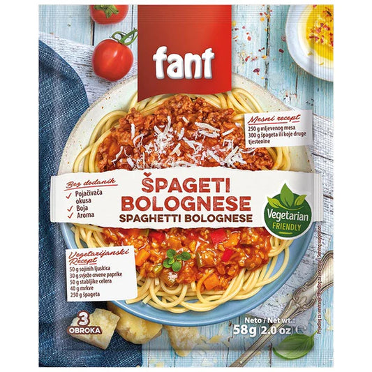 PODRAVKA FANT SPAGETI BOLOGNESE 60G