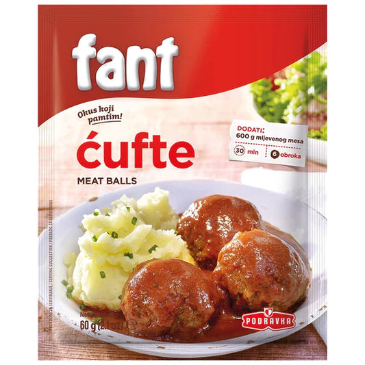 PODRAVKA FANT MEAT BALLS 60 G