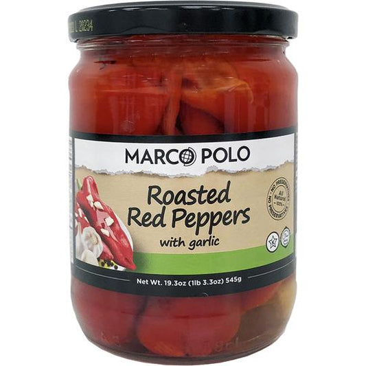 MARCO POLO ROASTED RED PEPPERS 545 G