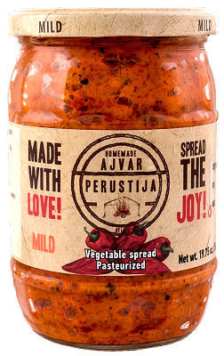 PERUSTIJA HOMEMADE AJVAR-MILD 560 G