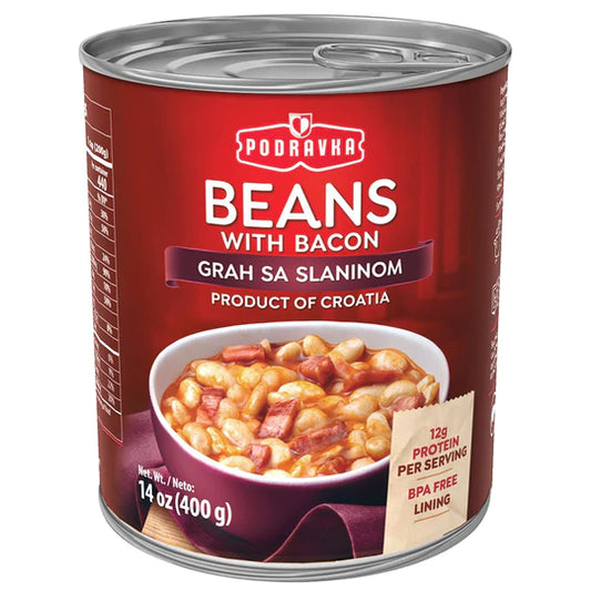 PODRAVKA BEANS WITH BACON 400G