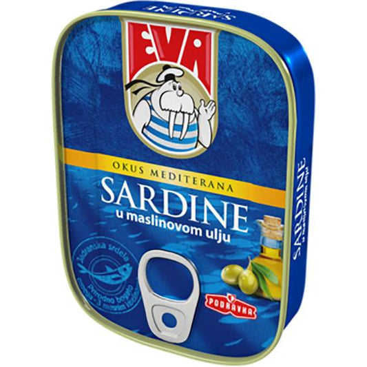 PODRAVKA EVA SARDINE IN OLIVE OIL 100 G