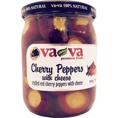 VAVA CHERRY PEPPERS WITH CHEESE 550G