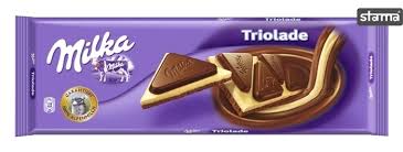 MILKA TRIOLADE CHOCOLATE BAR 300 G