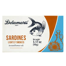 DELMARIS SARDINES (LIGHTLY SMOKED) 90 G