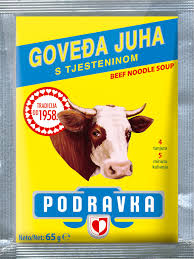 PODRAVKA BEEF FLAVOR NOODLE SOUP 65 G