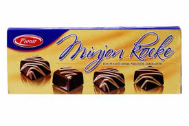 PIONIR MINJON KOCKE CHOCOLATE 260 G