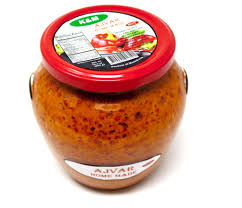 K & M ZAKUSKA -VEGETABLE SPREAD- HOT  550 G