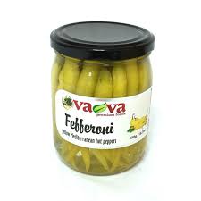 VAVA YELLOW FEFFERONI HOT 490 G