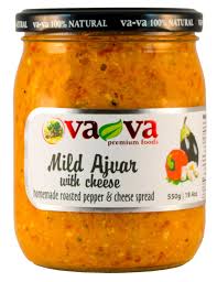 VAVA AJVAR MILD W/CHEESE 550 G