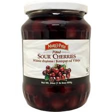 MARCO POLO PITTED SOUR CHERRIES 680 G