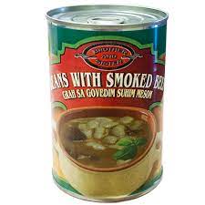 B&S BEANS WITH SMOKED BEEF 425G