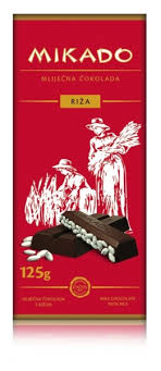 ZVECEVO MIKADO RICE CHOCOLATE 125 G