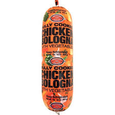 B & S CHICKEN BOLOGNA W/VEGETABLES  1 LB