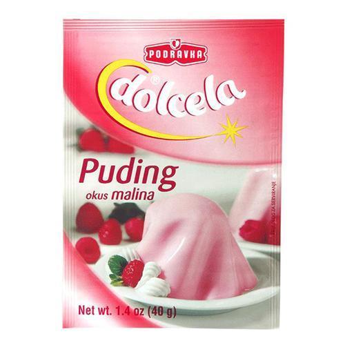 PODRAVKA DOLCELA RASPBERRY PUDDING 40 G