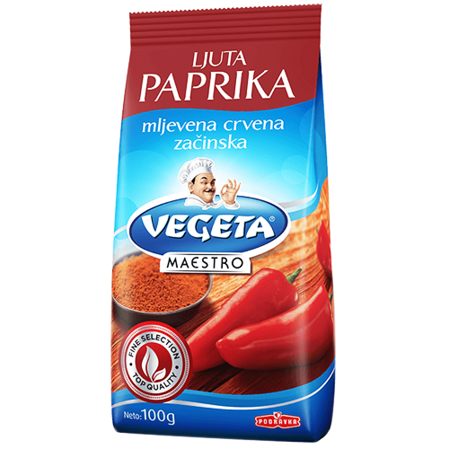 PODRAVKA HOT PAPRIKA  100 G